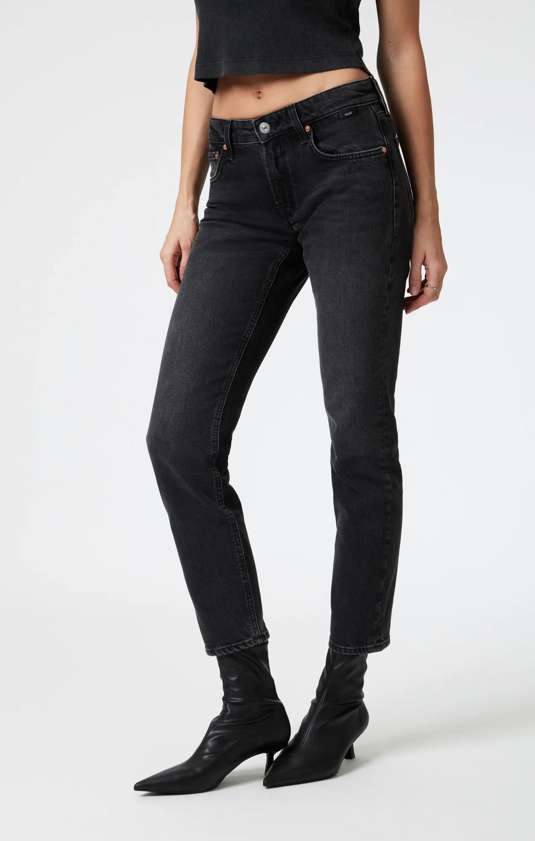 MIRELLA SMOKE LOW RISE JEANS