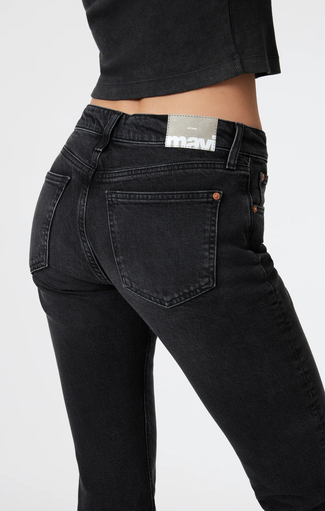 MIRELLA SMOKE LOW RISE JEANS