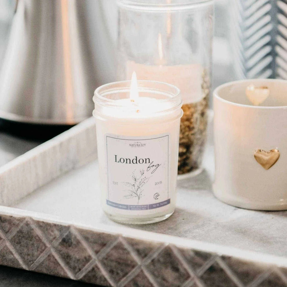 London Fog Soy Wax Candle